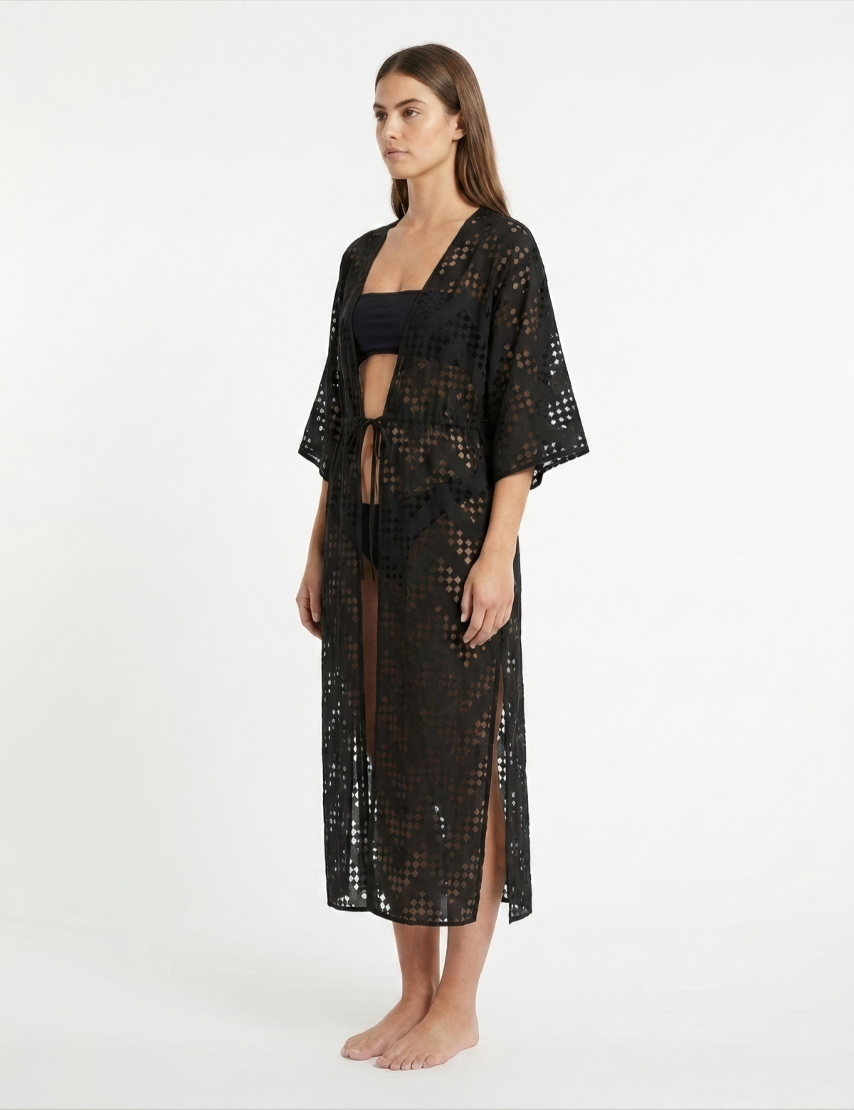 Ocean Breeze Tanya Desenli Kaftan