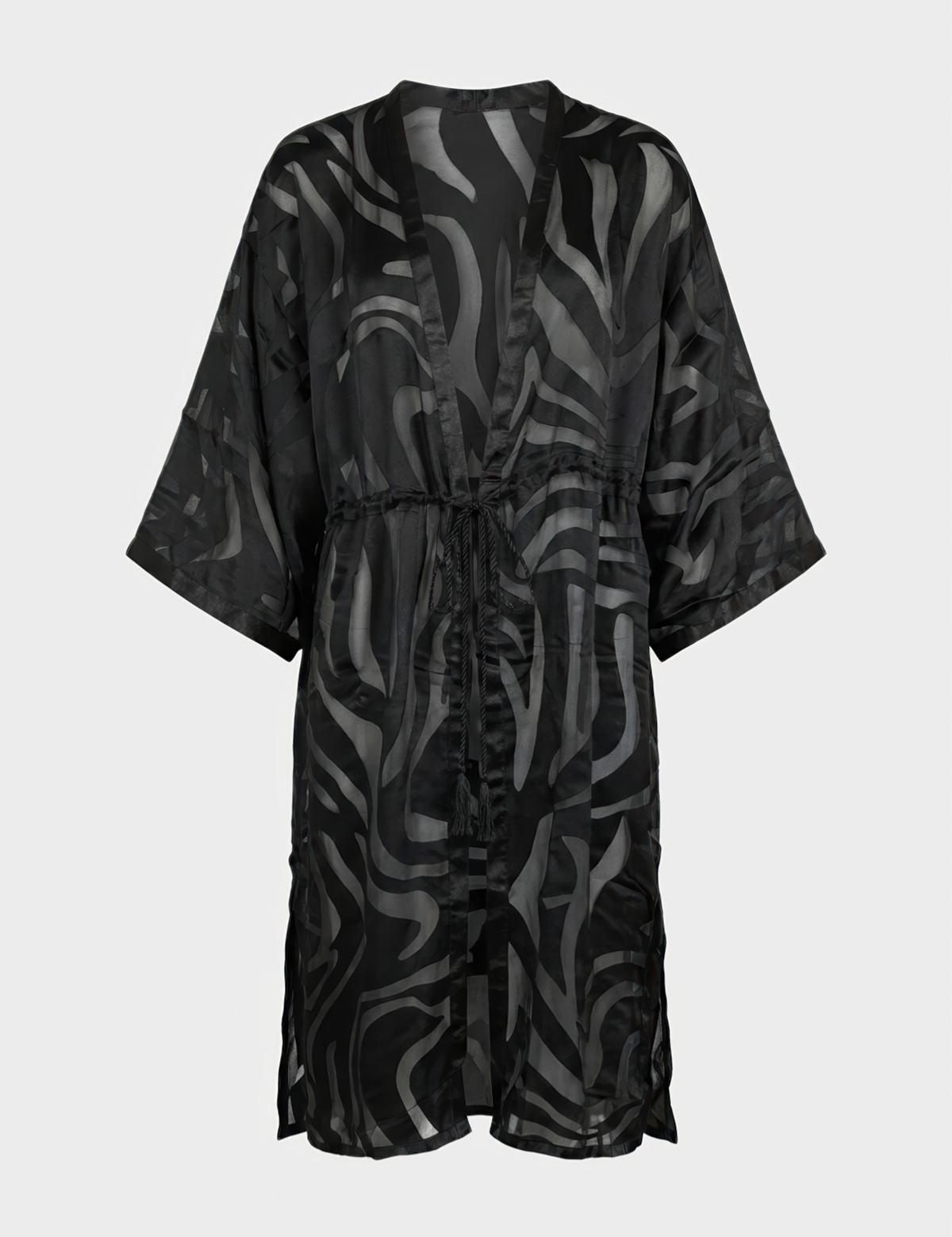 Ocean Breeze Shadow Desenli Kaftan