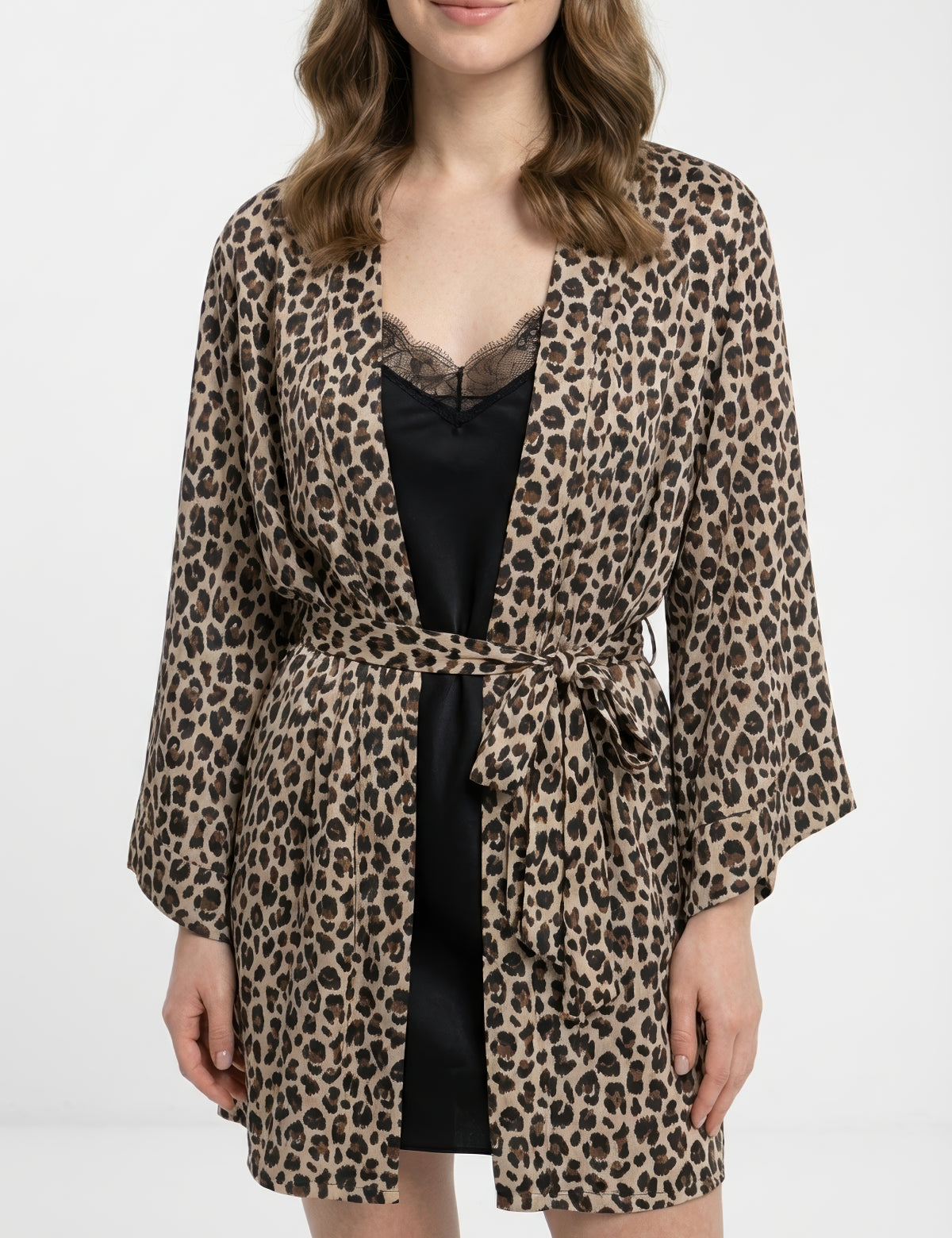 Vivis Exclusive Diana Leopar Desenli Sabahlık