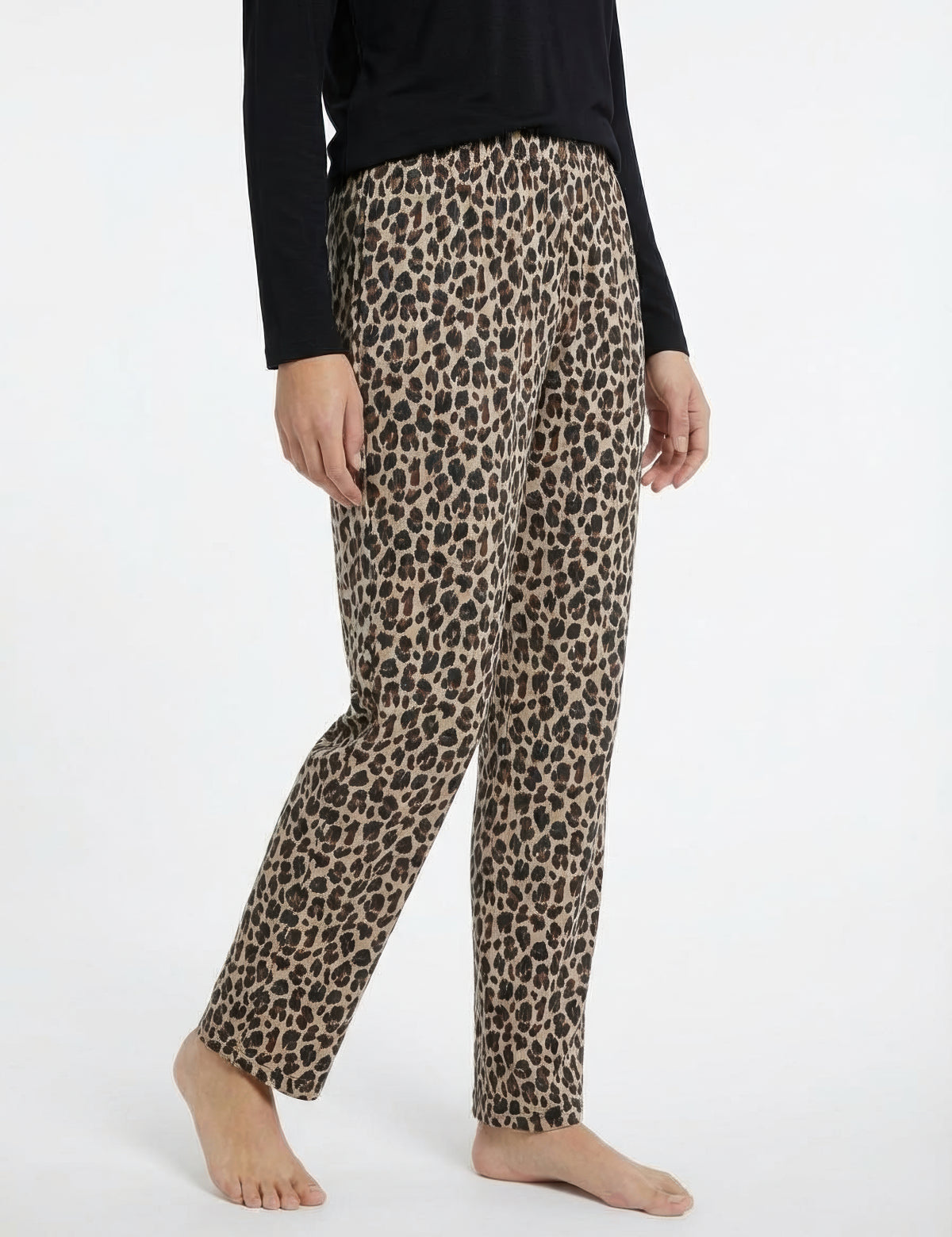 Vivis Exclusive Diana Leopar Desenli Pantolon