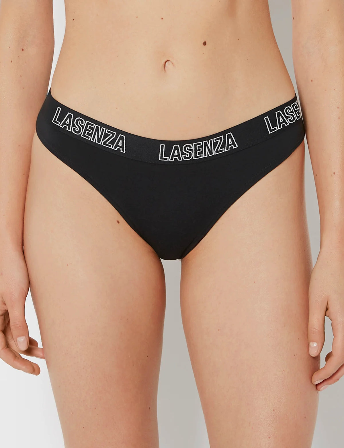 La Senza Essentials Logo Bantlı Pamuklu Tanga