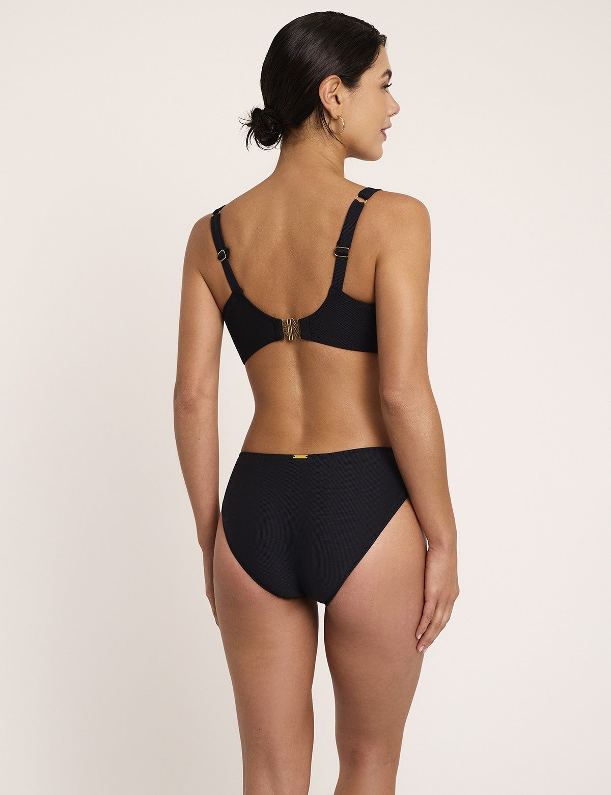Selmark Mare Solstice Siyah Halka Detaylı Bikini Altı