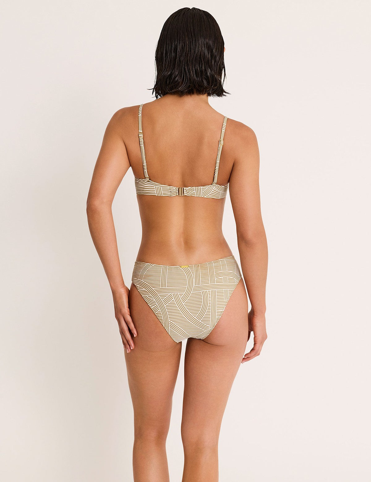 Selmark Mare Reverie Çizgi Desenli Bikini Altı