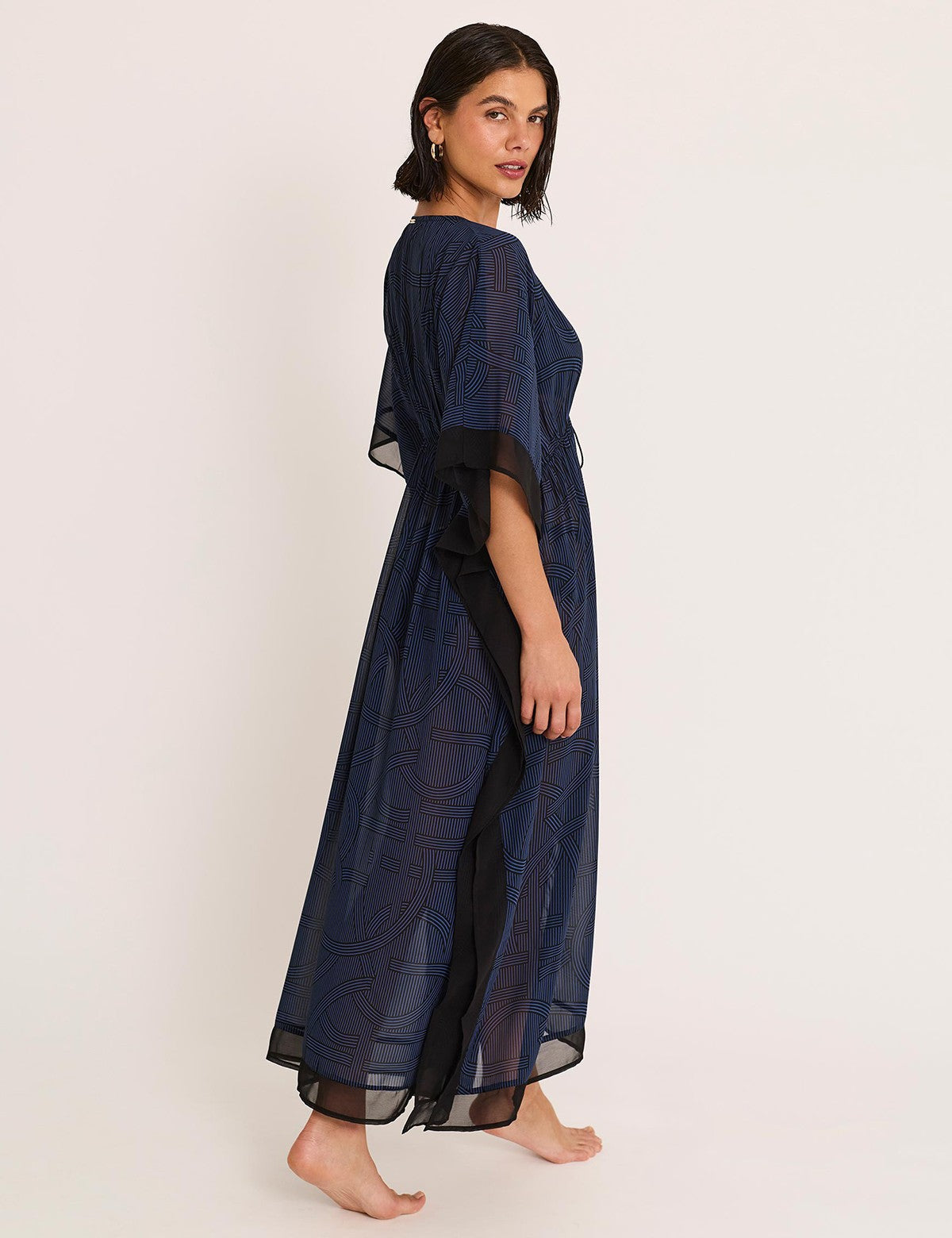 Selmark Mare Reverie Desenli Kaftan