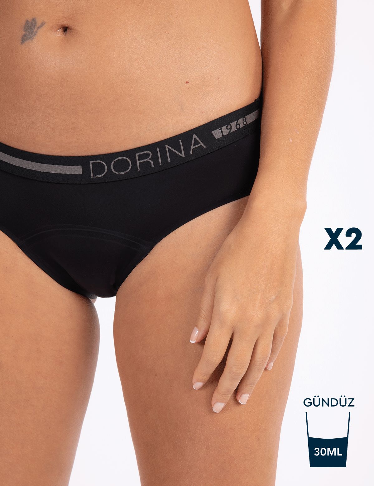 Dorina 2'li Yüksek ve Orta Yoğunluk Regl Külodu