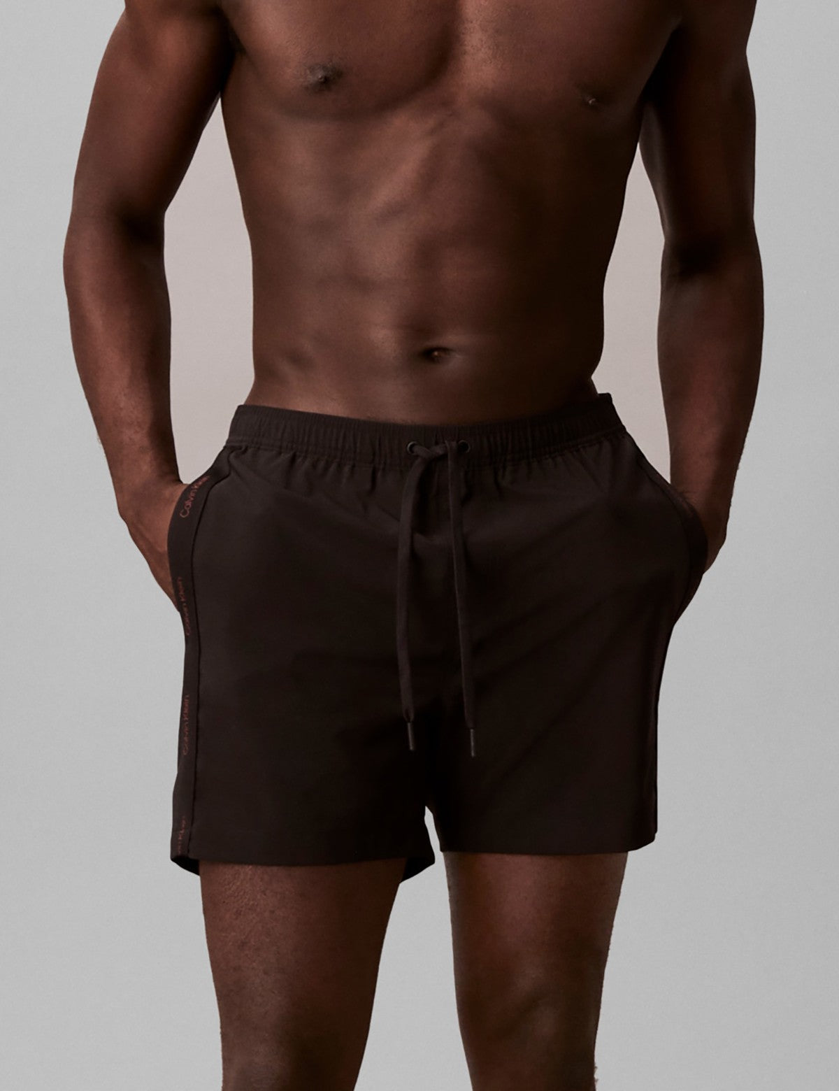 Calvin Klein Men Logo Şeritli Deniz Şortu