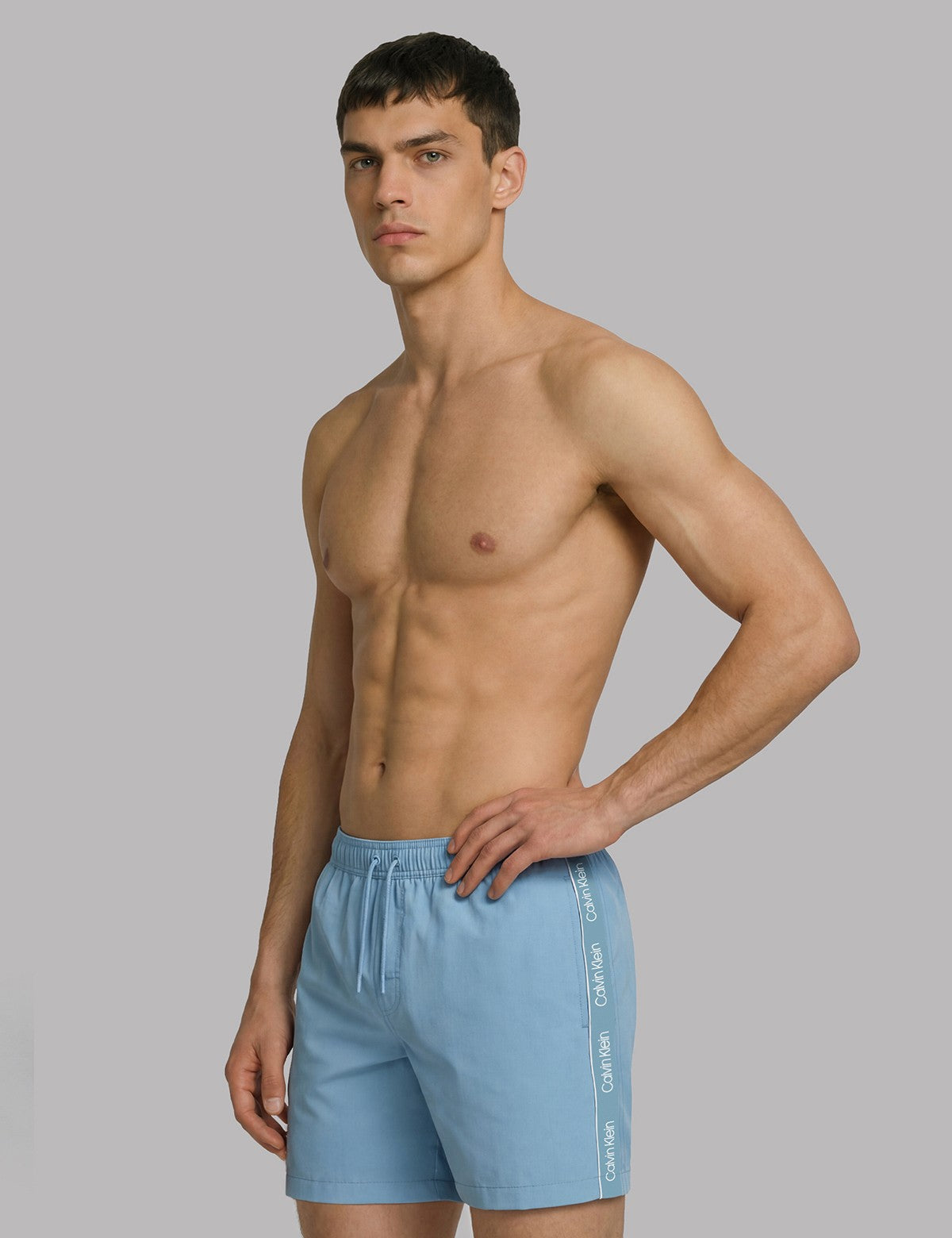 Calvin Klein Men Logo Şeritli Deniz Şortu