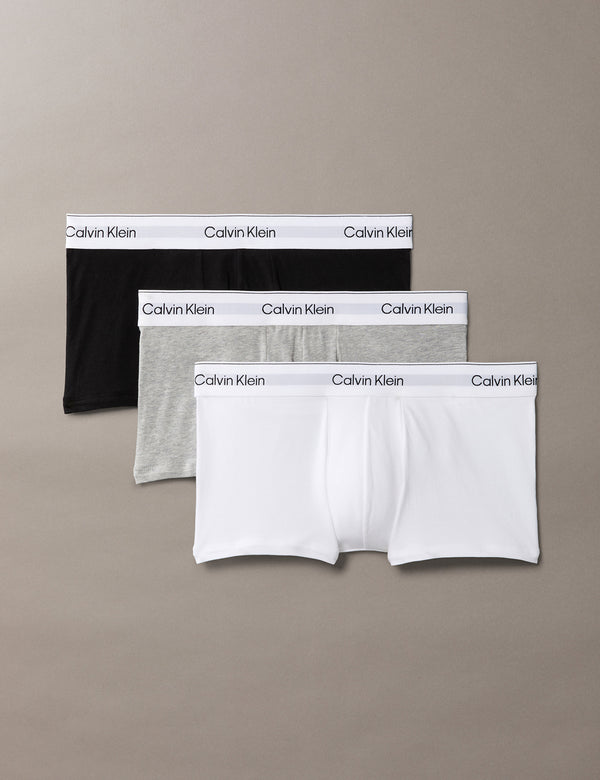 Calvin Klein Men Icon Cotton Stretch 3'lü Düşük Bel Boxer