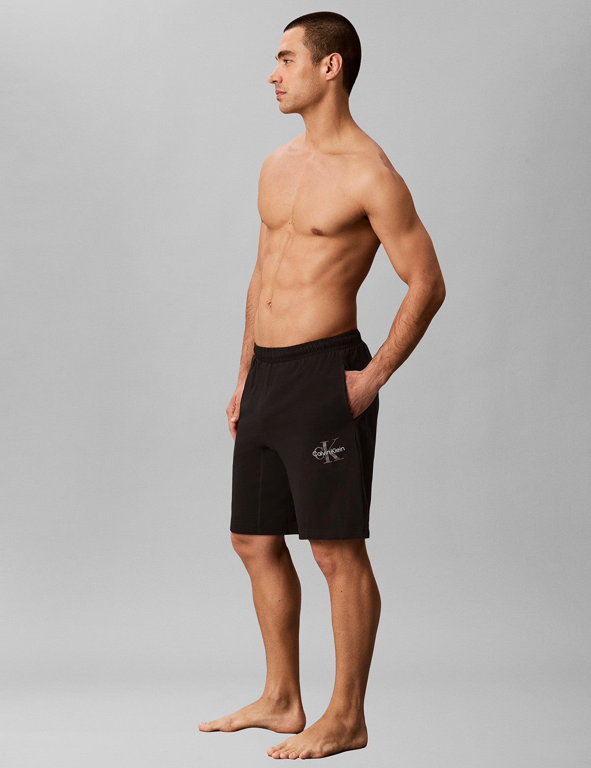 Calvin Klein Men Icon Cotton Stretch Monogram Şort