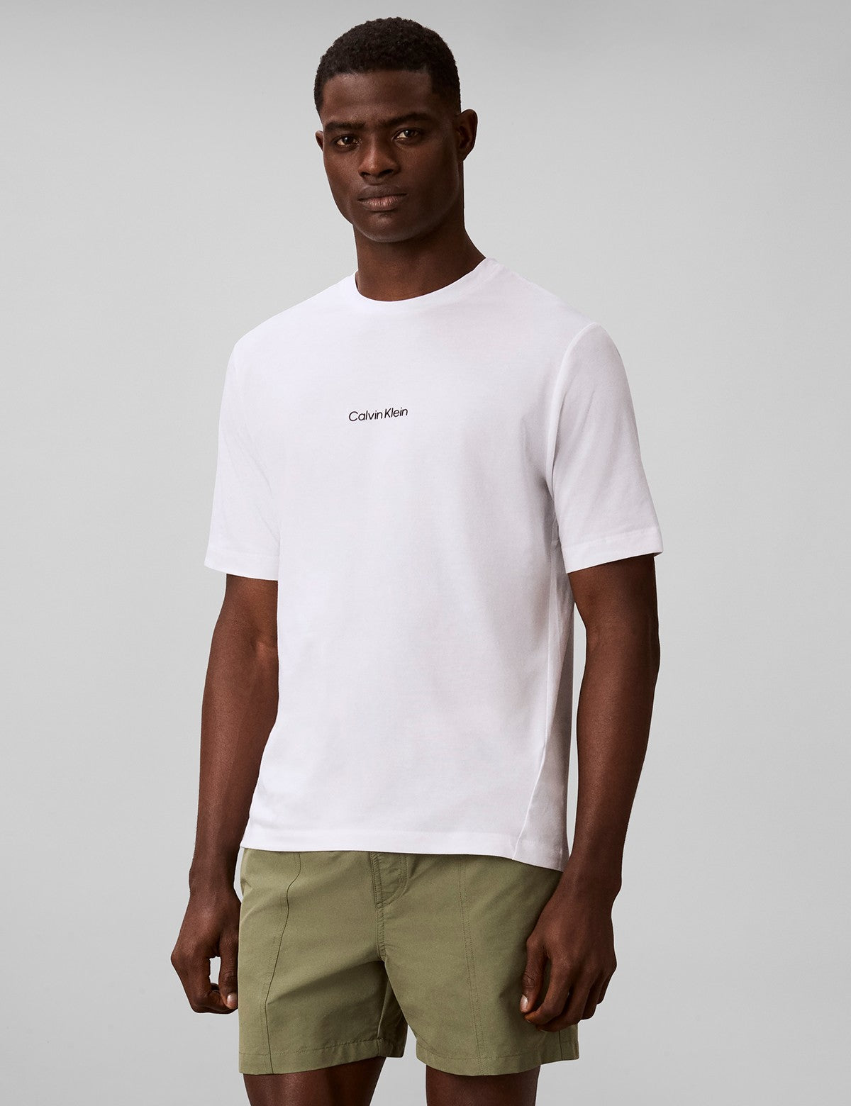 Calvin Klein Men Essentials Logo Baskılı Bisiklet Yaka Tişört