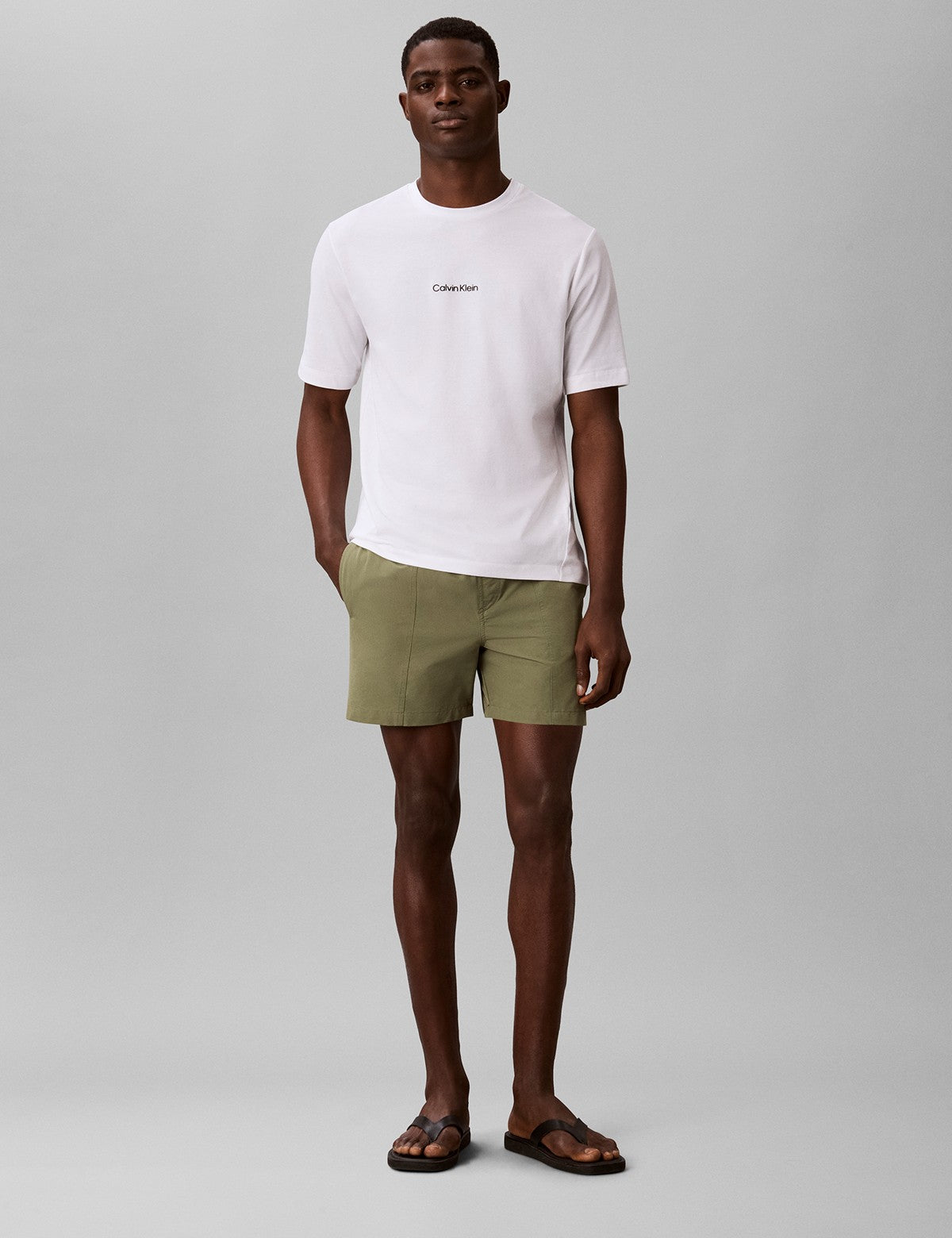 Calvin Klein Men Essentials Logo Baskılı Bisiklet Yaka Tişört