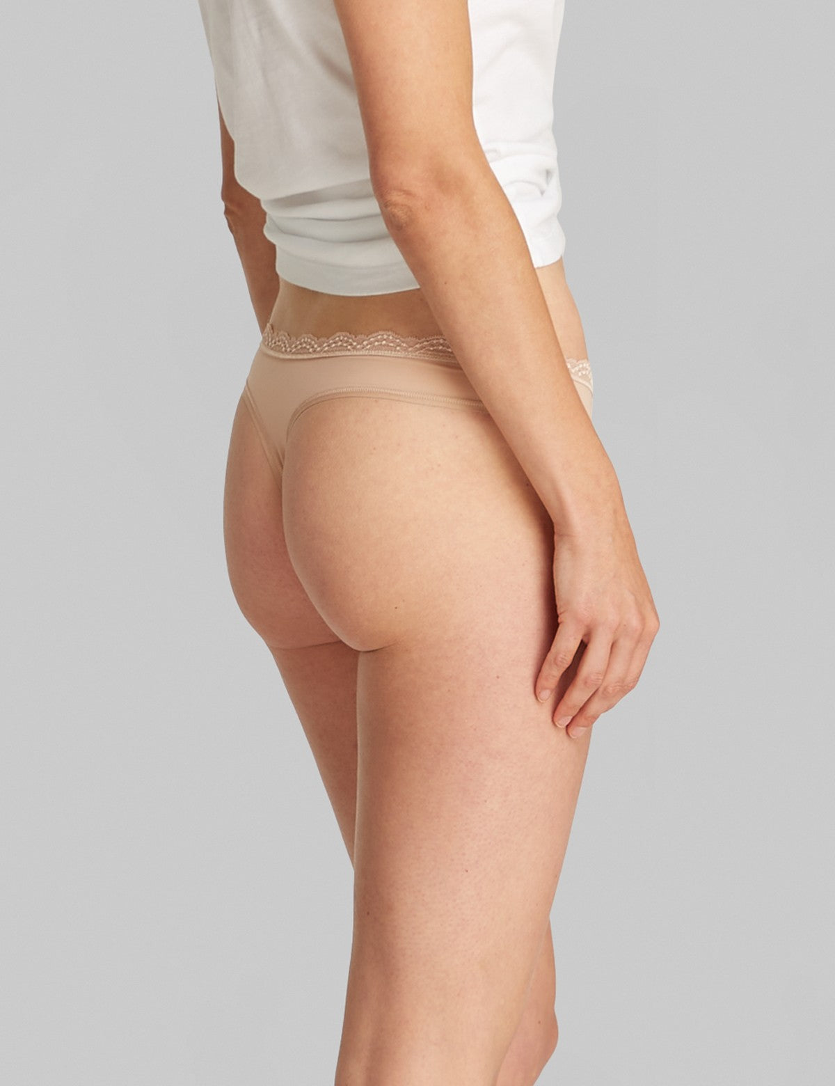 Calvin Klein Women Micro Stretch with Lace Tanga