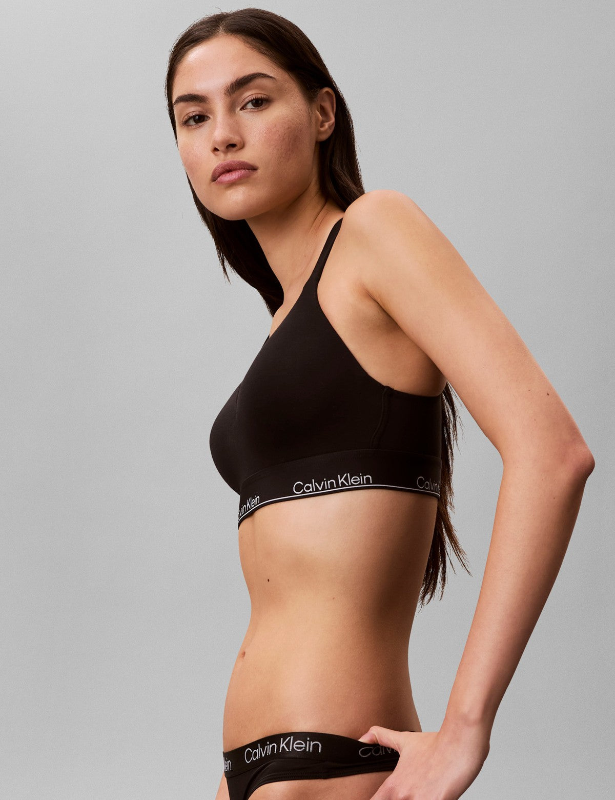 Calvin Klein Women Icon Cotton Modal Hafif Destekli Bralet