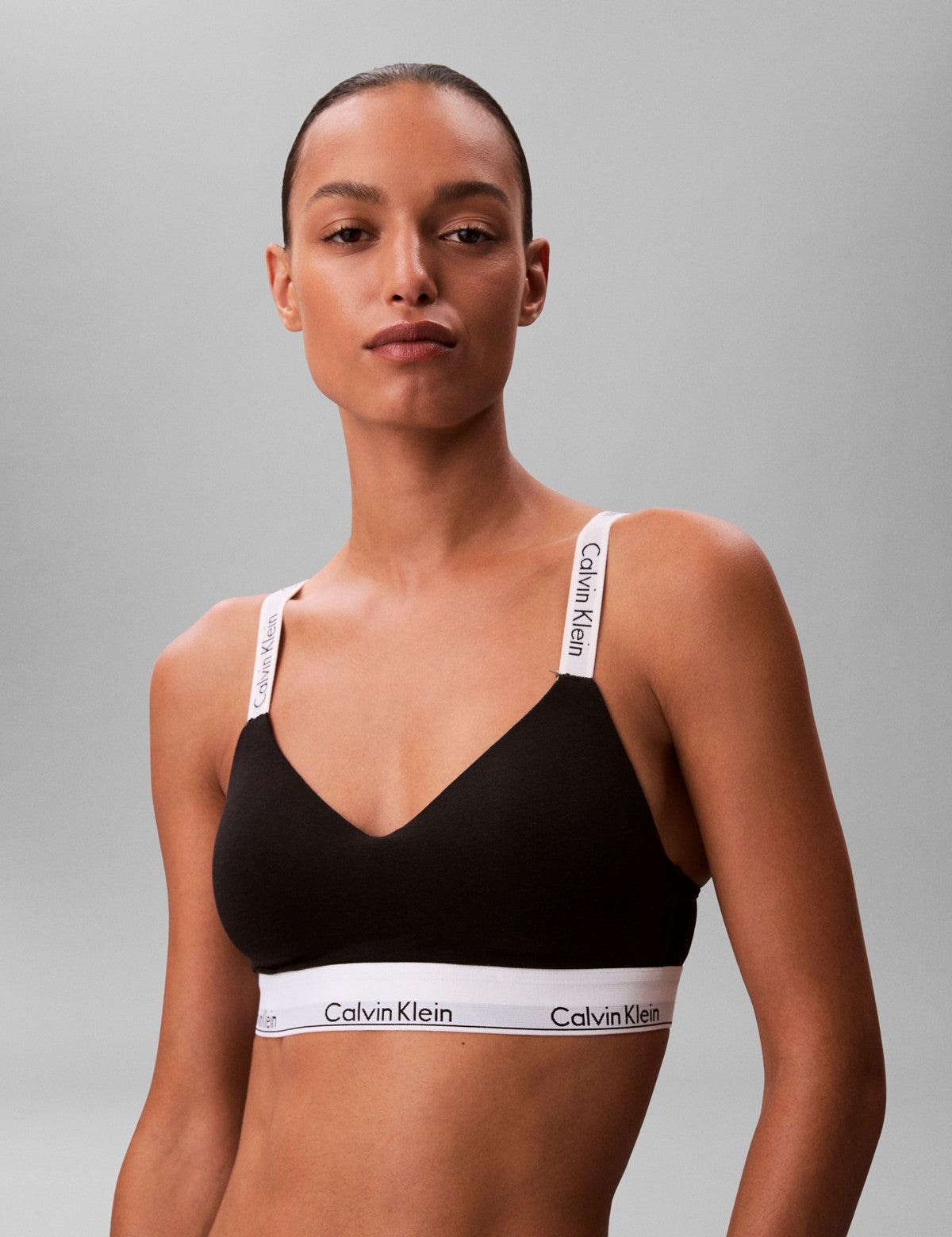 Calvin Klein Women Icon Cotton Modal Logolu Bralet