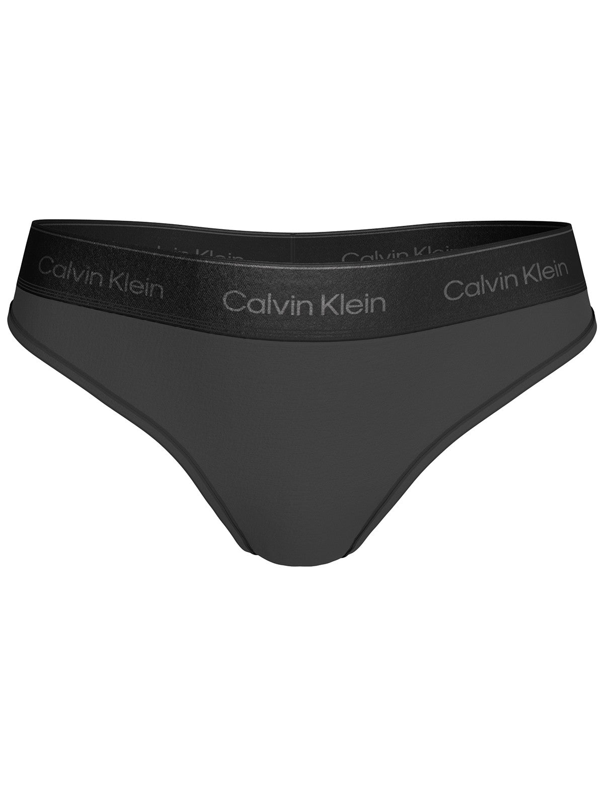 Calvin Klein Women Icon Cotton Modal Metalik Bel Bantlı Tanga