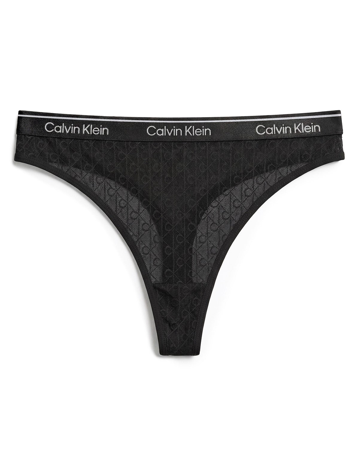 Calvin Klein Women Icon Cotton Emblem Monogram Tanga