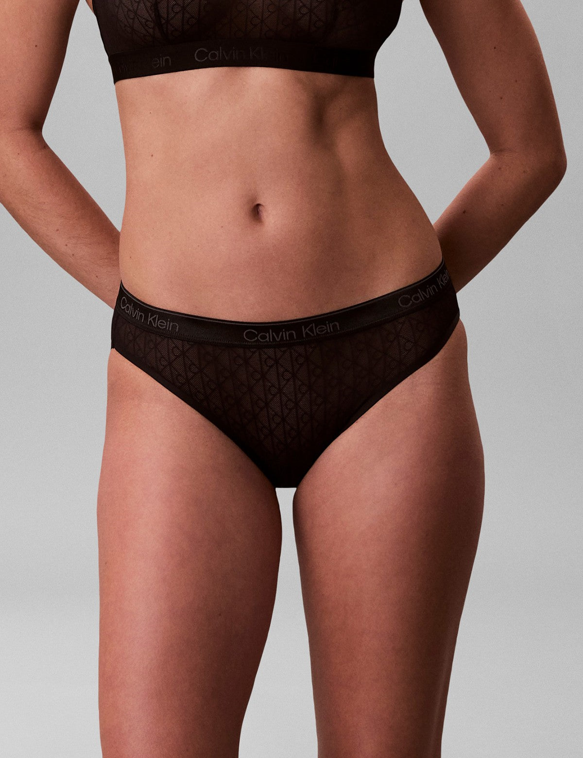 Calvin Klein Women Icon Cotton Emblem Monogram Bikini Külot