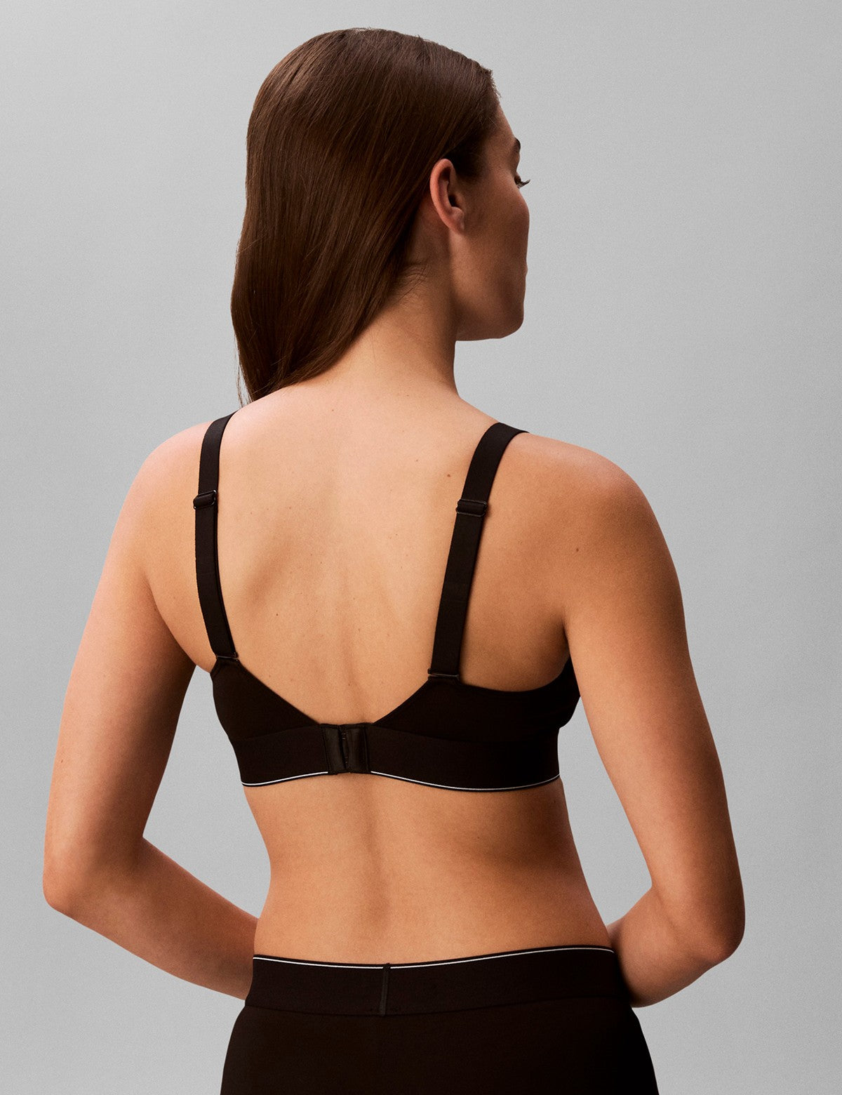Calvin Klein Women CK Graphic Hafif Dolgulu Bralet